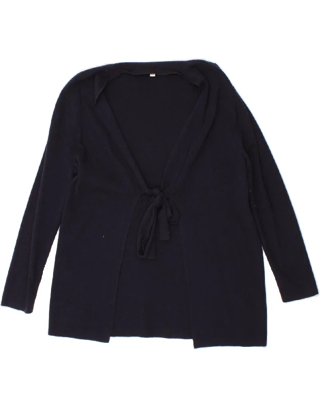 Online Only MONSOON Womens Cardigan Sweater UK 14 Medium Navy Blue Cotton