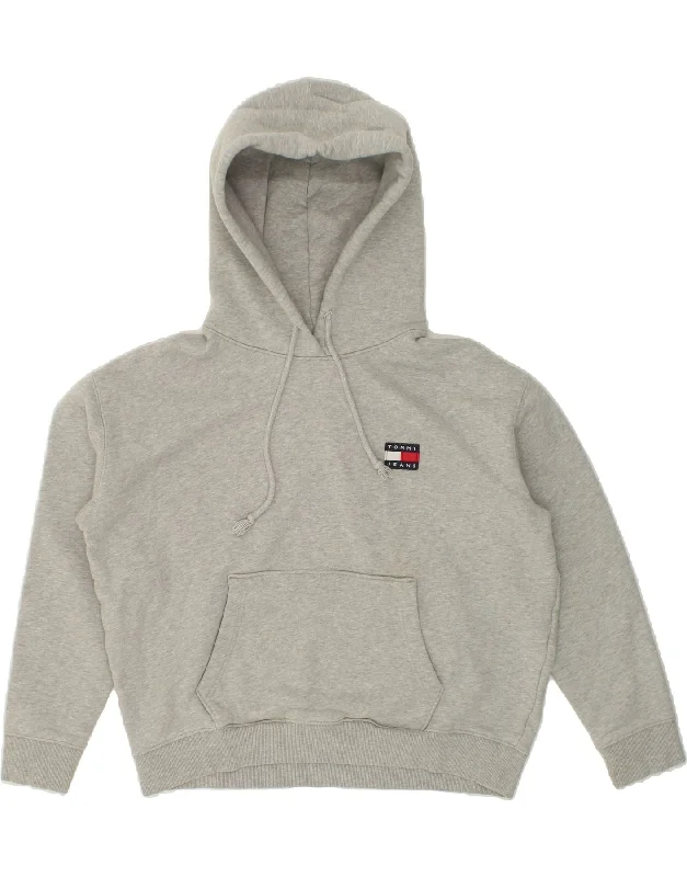 Today’s Special TOMMY HILFIGER Womens Crop Oversized Hoodie Jumper UK 16 Large Grey Cotton Today’s Special TOMMY HILFIGER Womens Crop Oversized Hoodie Jumper UK 16 Large Grey Cotton