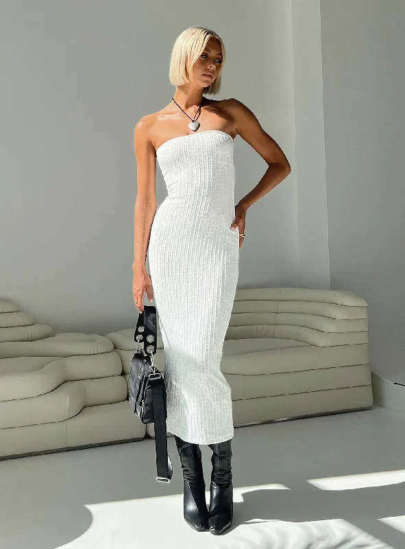 Steals and Deals Lasance Maxi Dress White