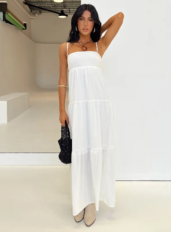 Exclusive Offers Warrego Maxi Dress White