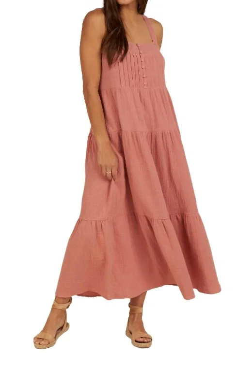 Best Bargains Colbie Maxi Dress In Lipstick