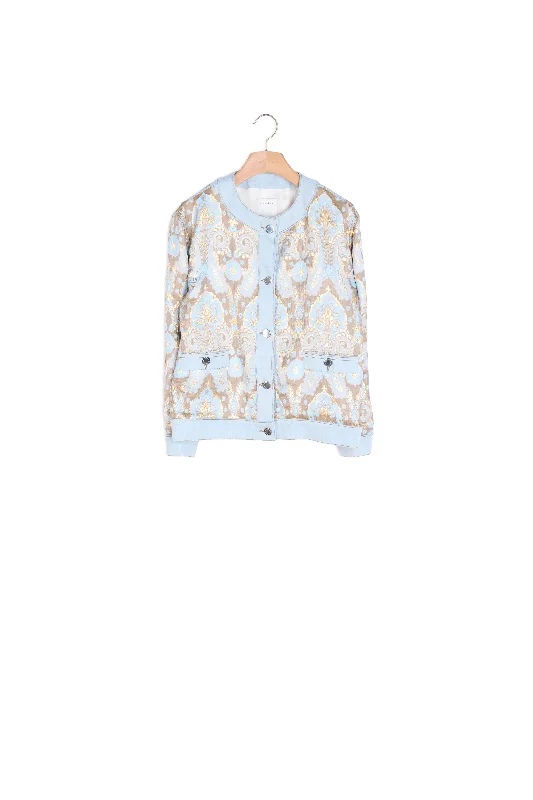 Weekend Special Veste en brocart et empiècements en jean