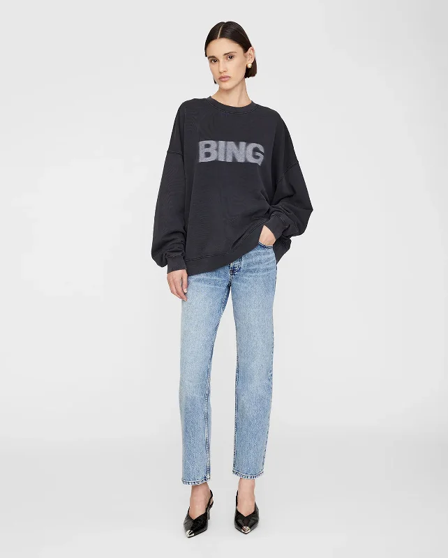 Huge Discounts MILES SWEATSHIRT BLUR / VINTAGE BLACK