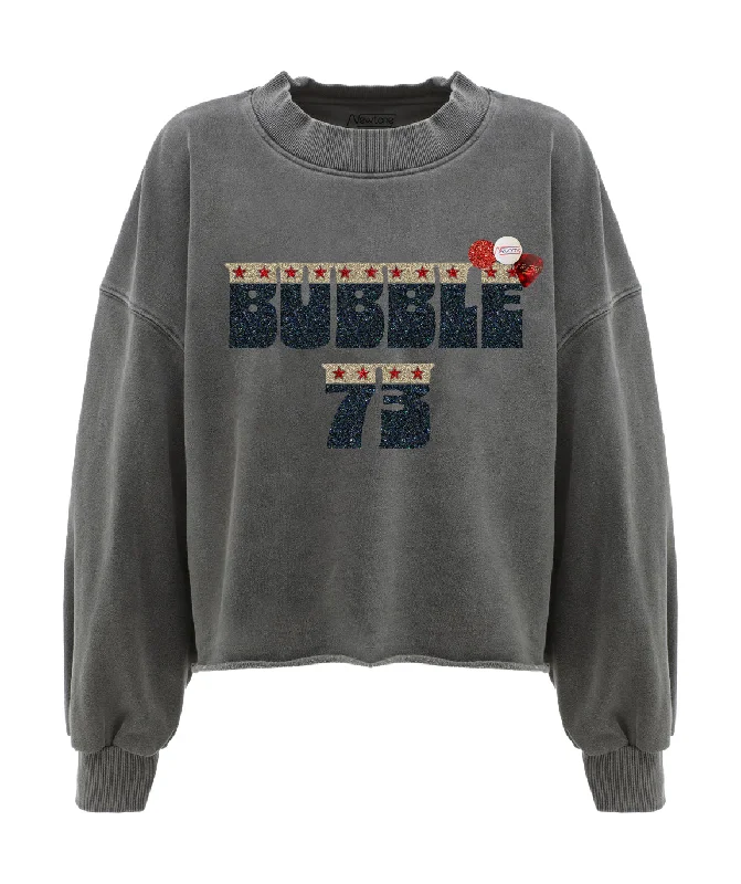 Sweatshirt crop porter pepper "BUBBLE"