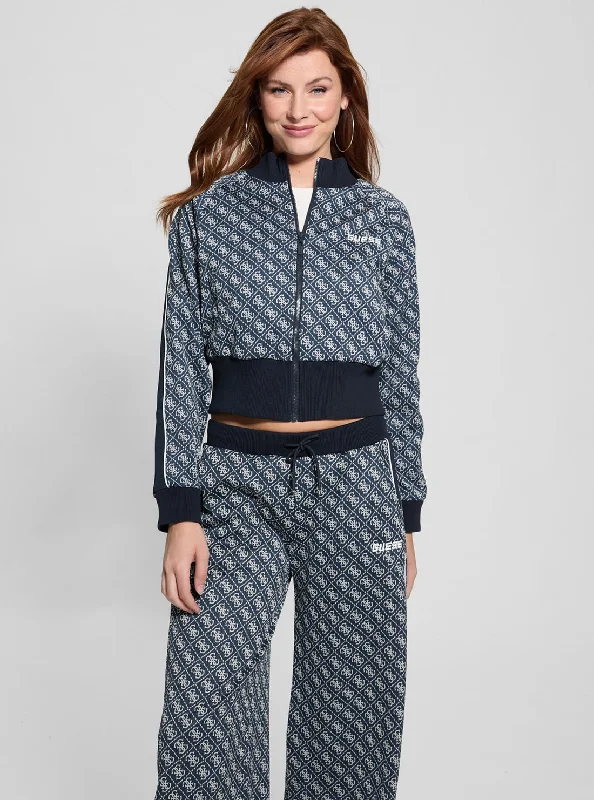Sale Event Blue Logo Sarah Zip Jacket