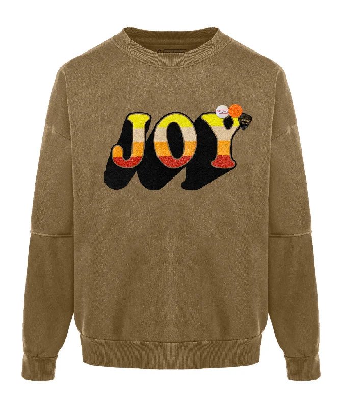 Sweatshirt roller havane "JOY FW24"