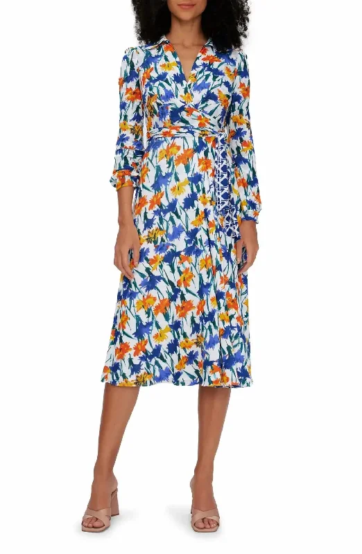 Phoenix Reversible Dress In Dianthus Reversible To Vintage Cane