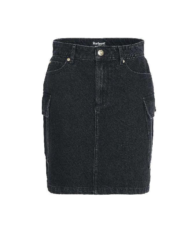Seasonal Sale Milla Denim Mini Skirt - Black