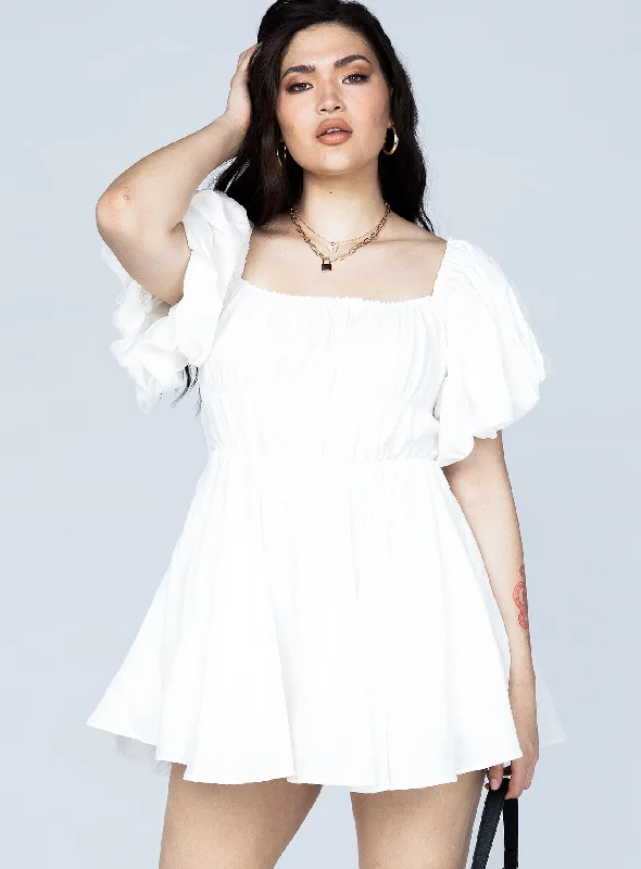 Daily Deals Halton Mini Dress White