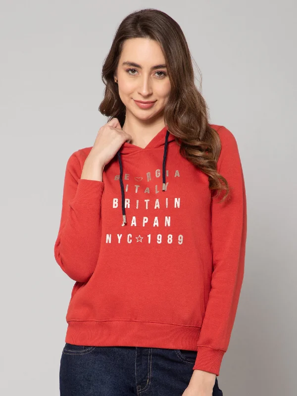 Crazy Deals Women Rust Sweatshirts