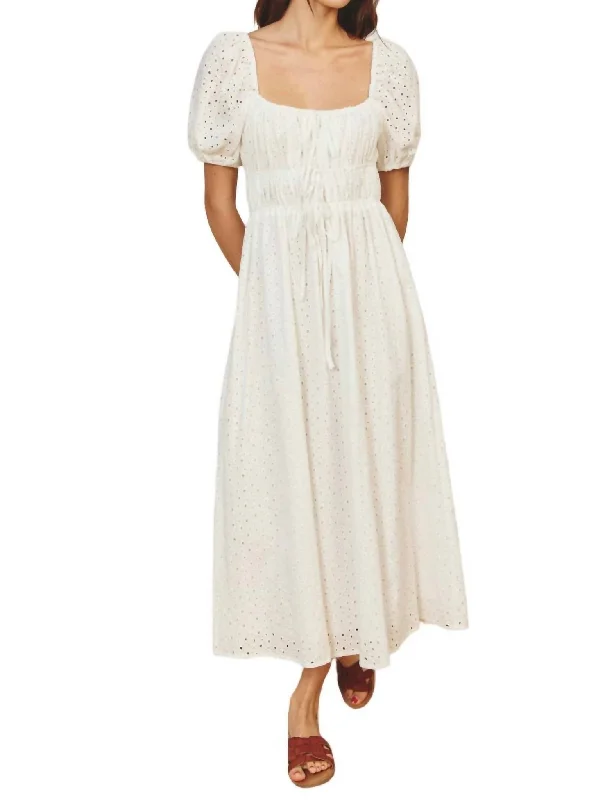 Dreamy Maxi Dress In White