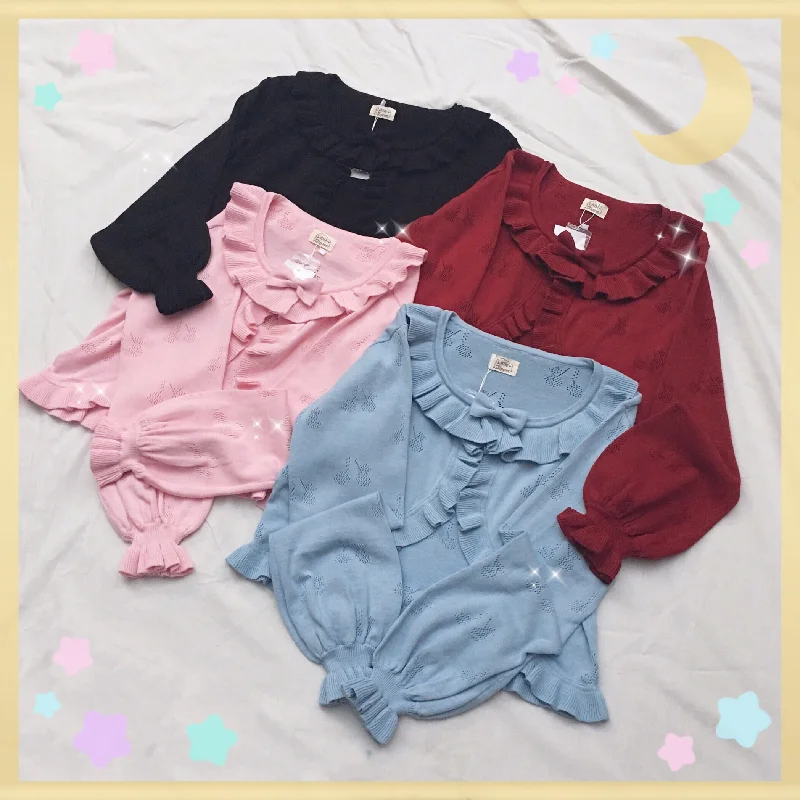 New Arrival Little Dipper~Sweet Lolita Coat Long-sleeved Cotton Cardigan