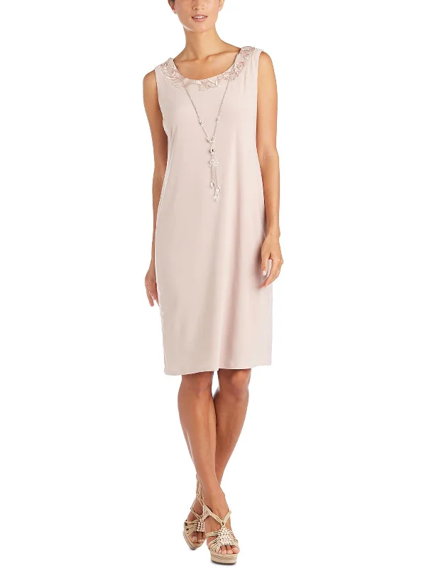 Lowest Price Womens Soutache Polyester Sheath Dress