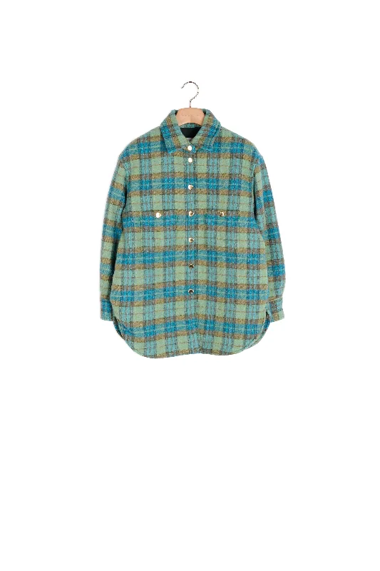 Today Only Manteau surchemise en laine à carreaux