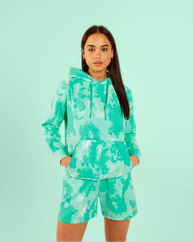 Amazing Deals Sorcha Hood Mint Tie Dye