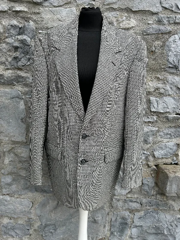 Price Smash 90s Black&white gingham jacket Medium