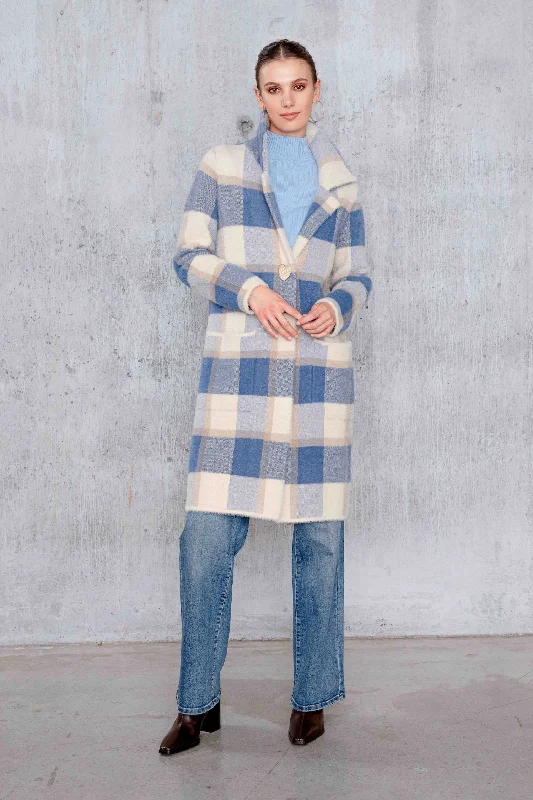 Massive Deals Manteau à carreaux