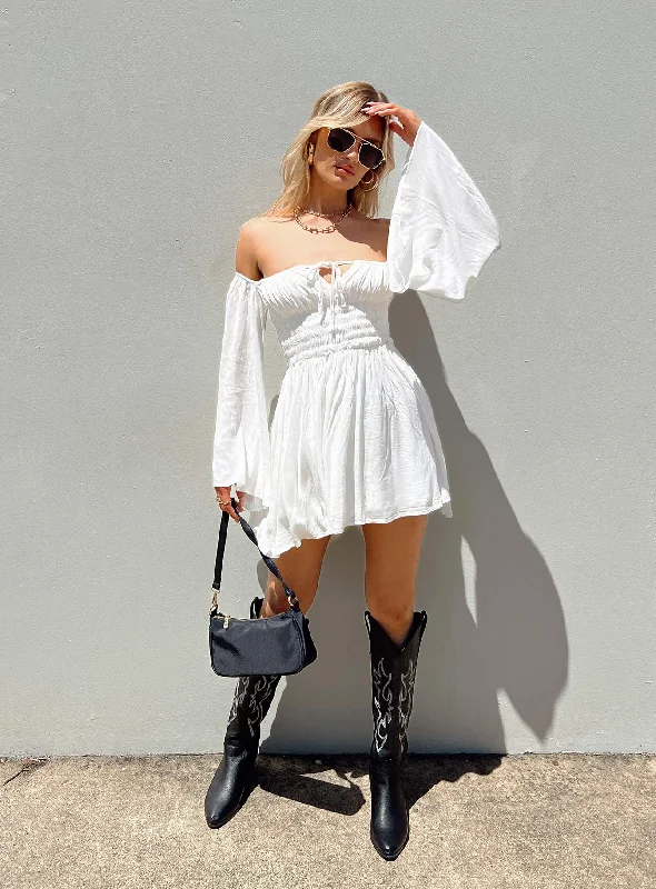 Crazy Deals Halle Mini Dress White