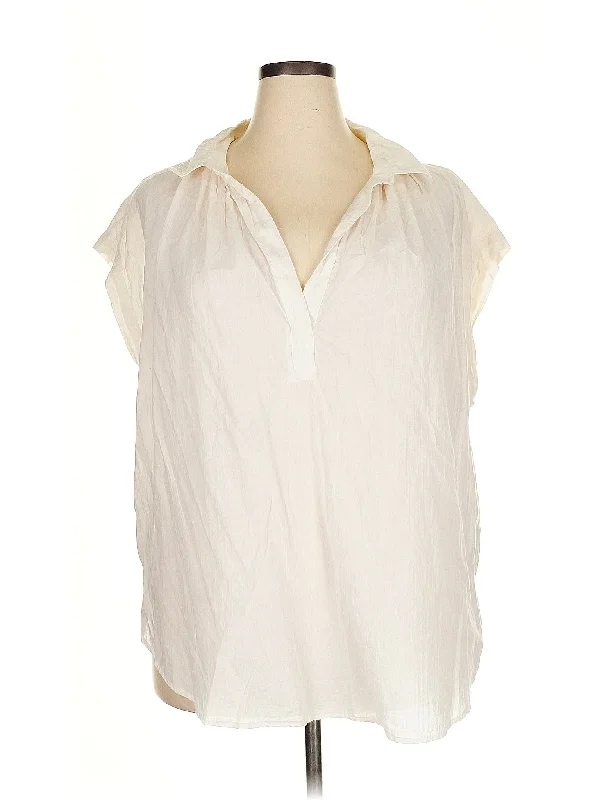 Sleeveless Button Down Shirt