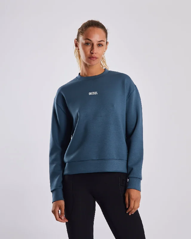 Daily Specials Pia Sweatshirt Green Metal