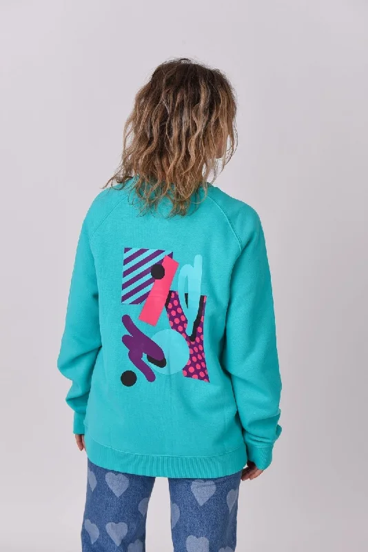Take Advantage Penfold Sweatshirt - Aqua