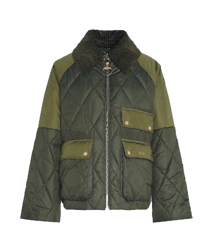 Members Only Milby Quilted Jacket - Green