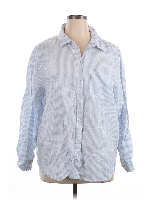 Don't Wait Long Sleeve Button Down Shirt