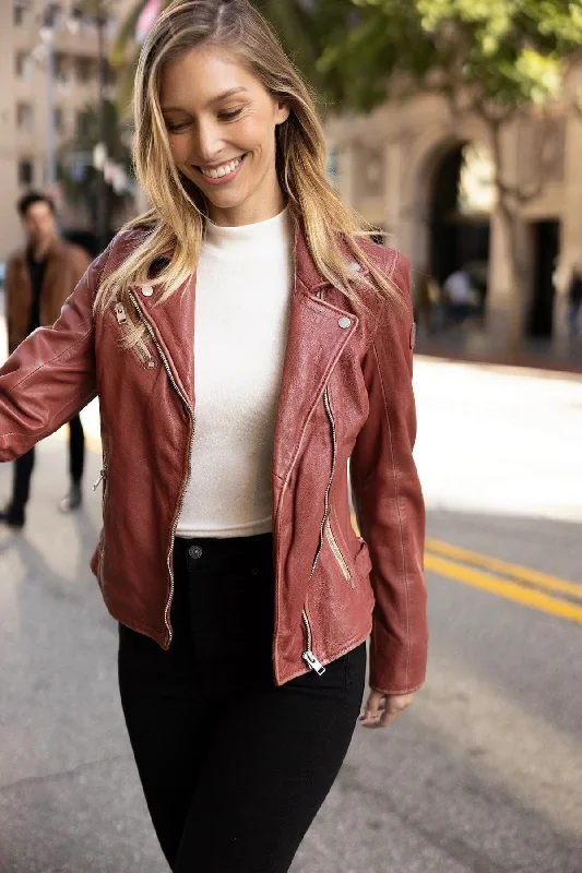 Limited Stock Veste en cuir Sofia