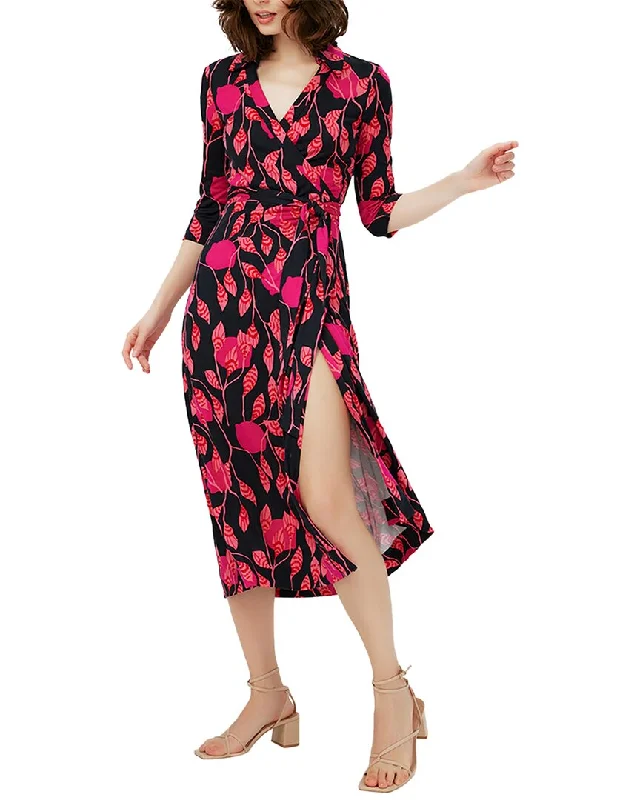 Diane von Furstenberg Abigail Silk Midi Dress