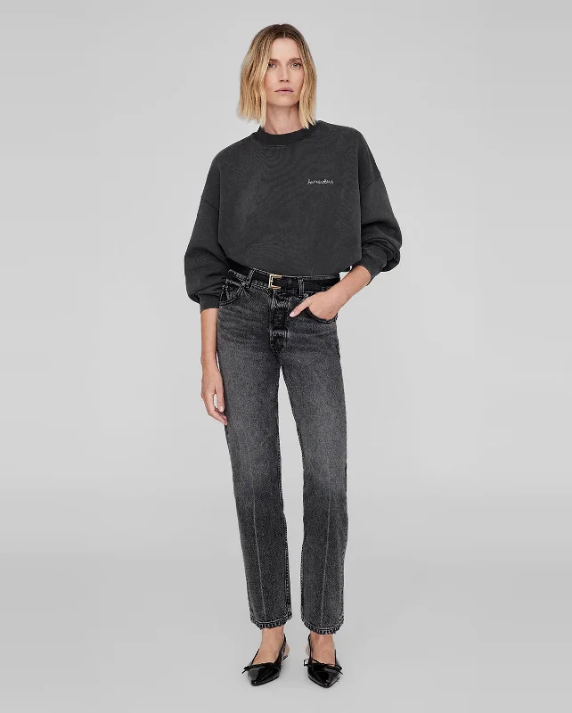 Value Deals JACI SWEATSHIRT LYRICS / WASHED BLACK