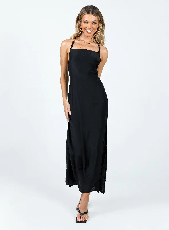 Mega Sale Centomo Maxi Dress Black