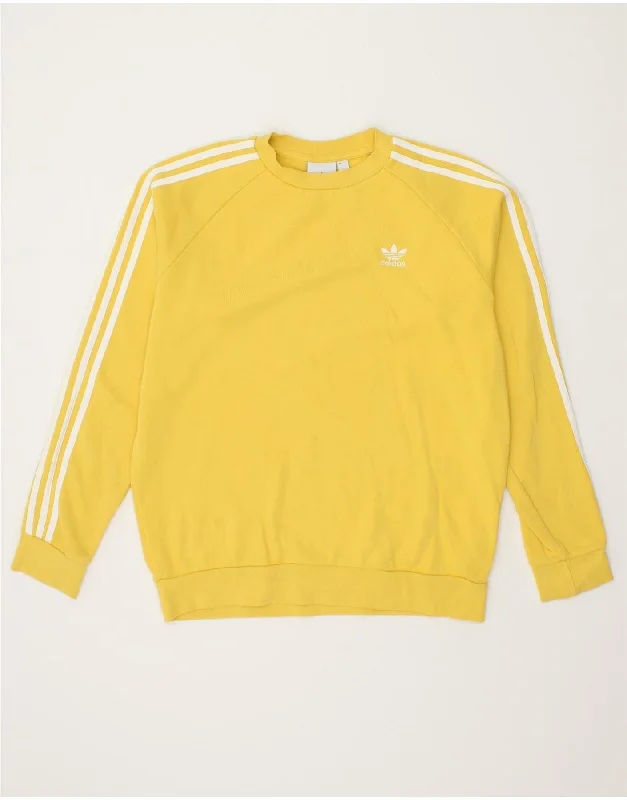 Unbeatable Prices ADIDAS Womens Oversized Sweatshirt Jumper UK 10 Small Yellow Cotton Unbeatable Prices ADIDAS Womens Oversized Sweatshirt Jumper UK 10 Small Yellow Cotton
