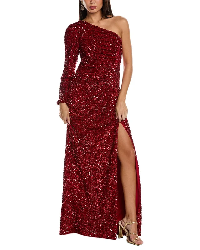 Great Deals SHO by Tadashi Shoji One-Shoulder Gown