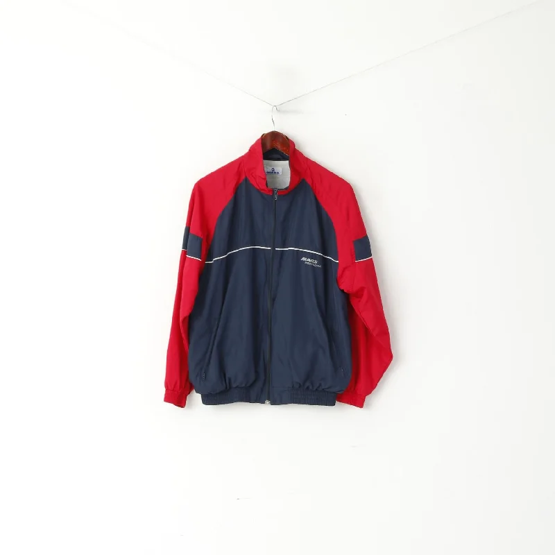 Special Offer Mars Sportsline Women 36 S Jacket Navy Vintage Bomber Zip Up Track Top