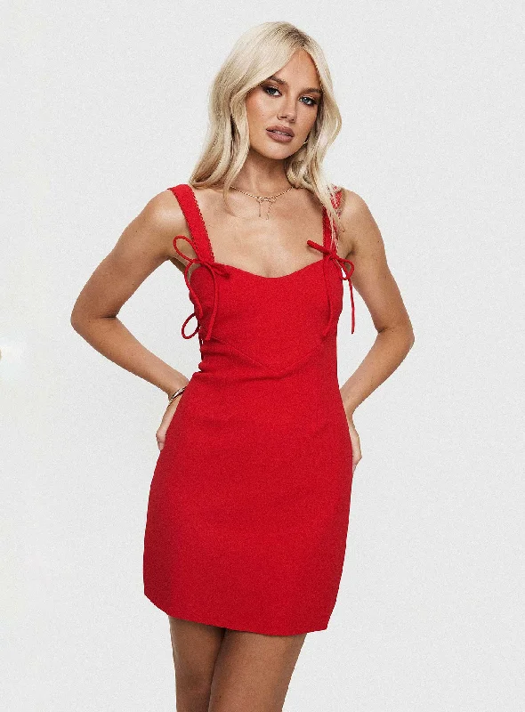 Crazy Deals Lovers Quarrel Mini Dress Red