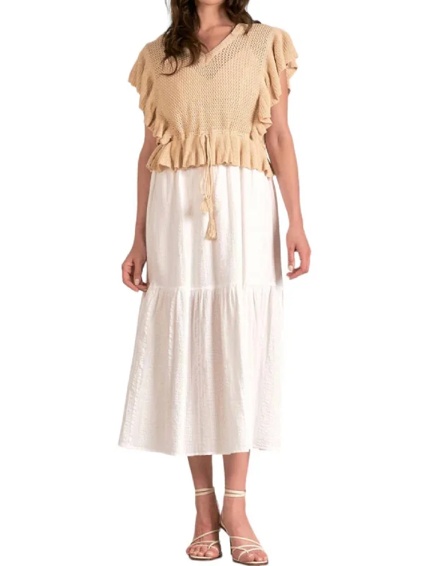 Big Discounts Aurora Dress In Beige