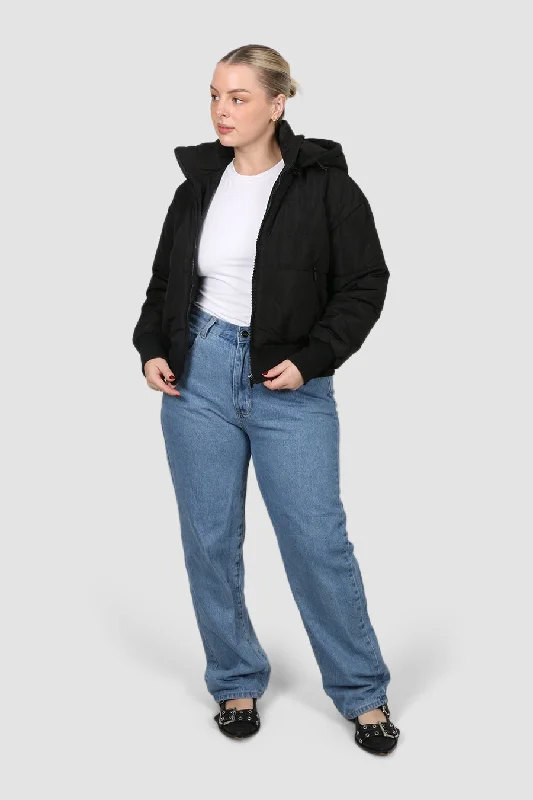 Friends and Family Sale FAYT PUFFER JACKET BLACK