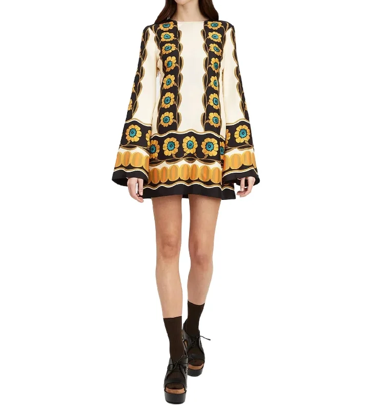 Price Meltdown Mini Supremes Swing Dress In Daisy Chain (Placee)