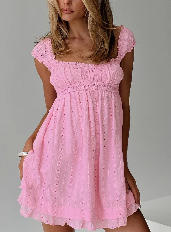 Crazy Savings Carlita Mini Dress Pink