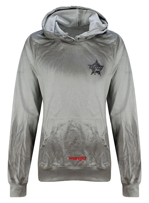 Fantastic Deals Wrangler Grey Ladies Cloud Pattern Hoodie