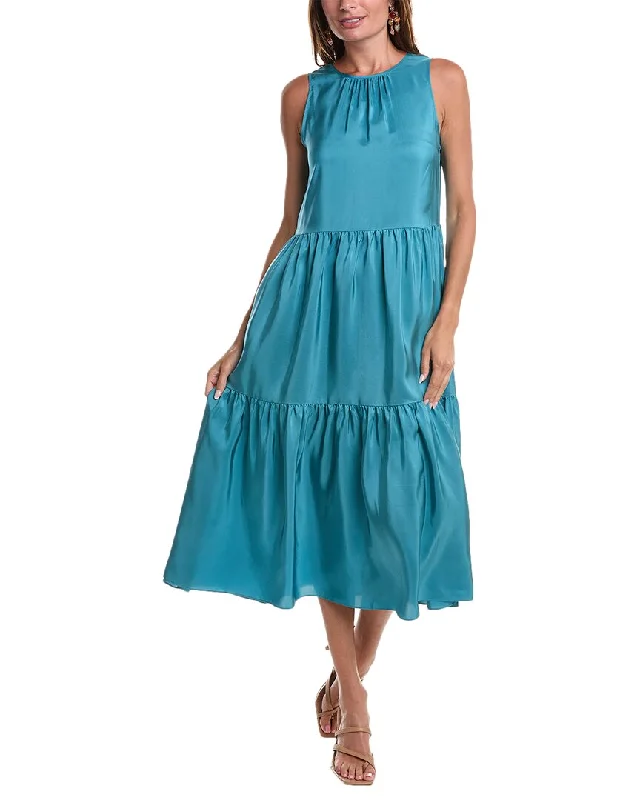 Price Drop Alert EILEEN FISHER Round Neck Tiered Dress