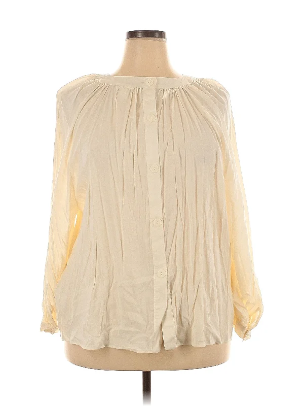 Act Now 3/4 Sleeve Blouse