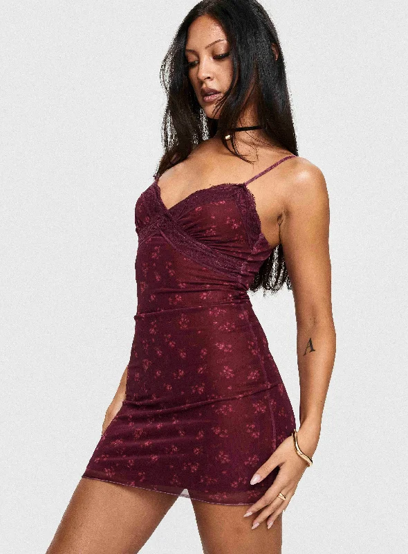 Early Access Bartram Mini Dress Red