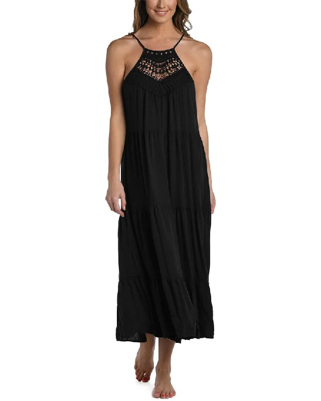 Seasonal Sale La Blanca Coastal Covers Halter Midi Dress