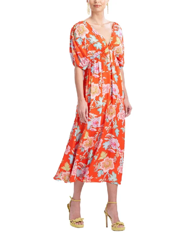 Grand Opening Sale Natori Beads Silk Maxi Dress