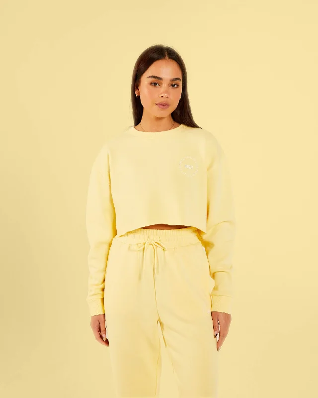 Markdowns Christina Sweatshirt Soft Yellow