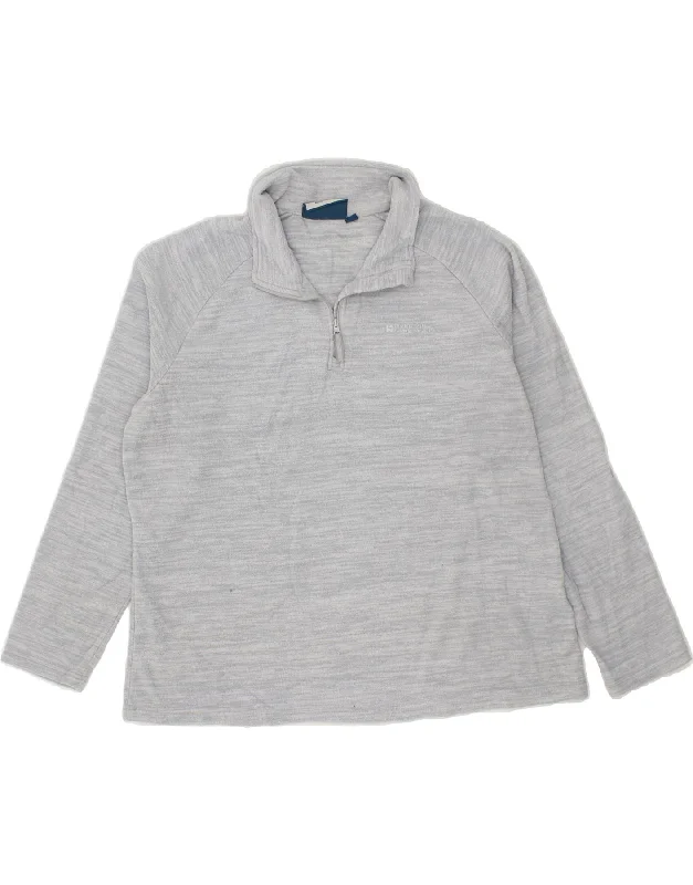 Limited Time Discount MOUNTAIN WAREHOUSE Womens Zip Neck Fleece Jumper UK 22 3XL Grey Polyester Limited Time Discount MOUNTAIN WAREHOUSE Womens Zip Neck Fleece Jumper UK 22 3XL Grey Polyester