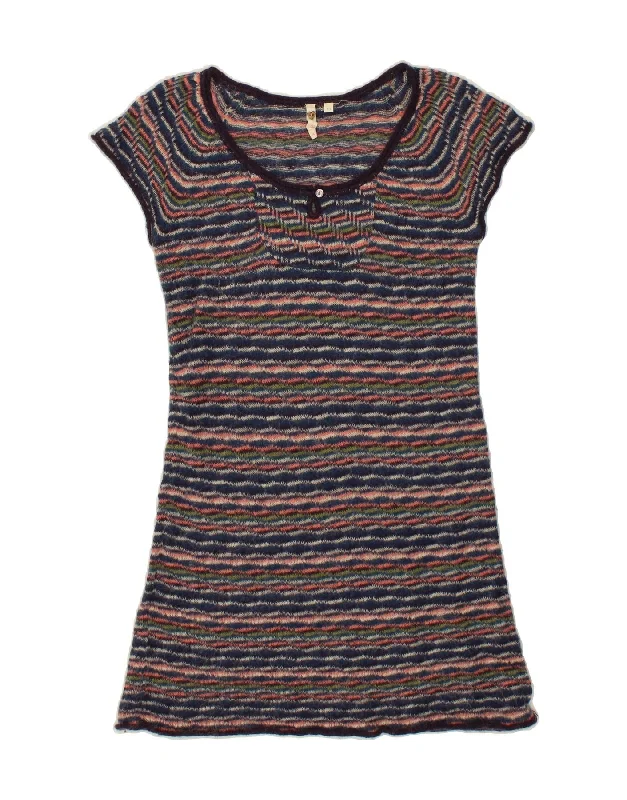 Time-Limited Offer WHITE STUFF Womens Jumper Dress UK 10 Small Multicoloured Striped Acrylic Time-Limited Offer WHITE STUFF Womens Jumper Dress UK 10 Small Multicoloured Striped Acrylic