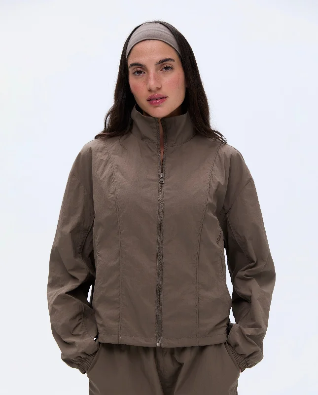 Price Drop Alert Track Jacket - Cocoa Brown