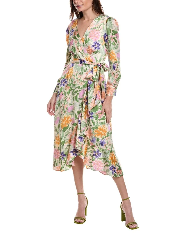 YEAR-End Clearance Tahari ASL Ruffled Midi Dress
